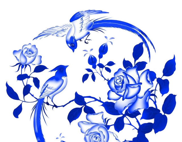 青花瓷花纹