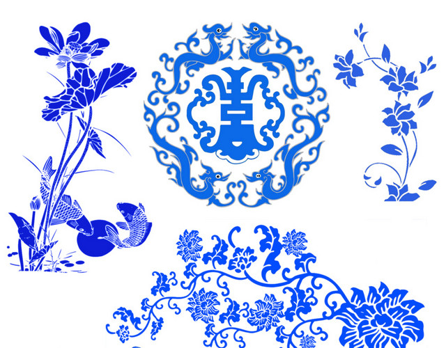 青花瓷花纹
