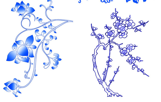 青花瓷花纹