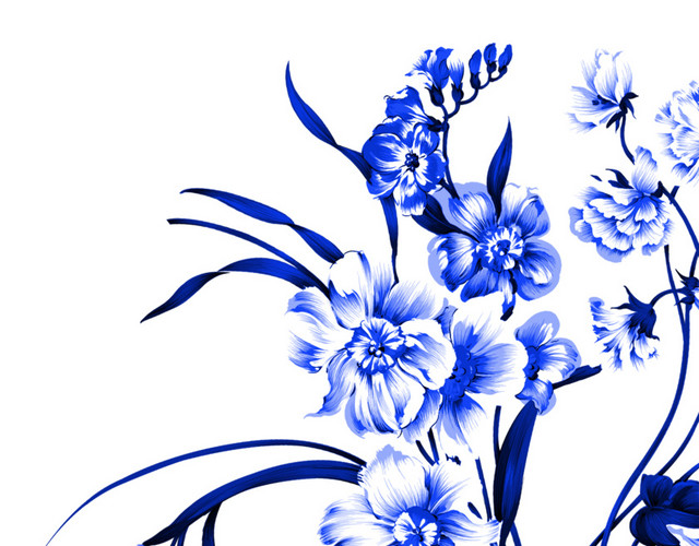 青花瓷花纹