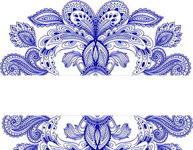 矢量花纹