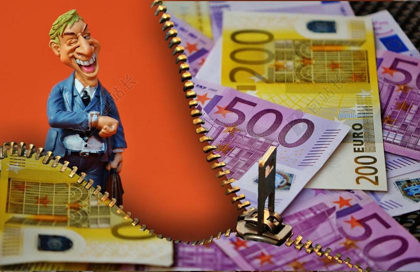 金钱设计创意男人宣传背景图片