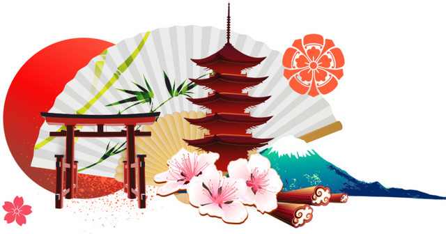 矢量日本文化