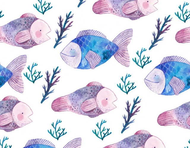 海生物底纹