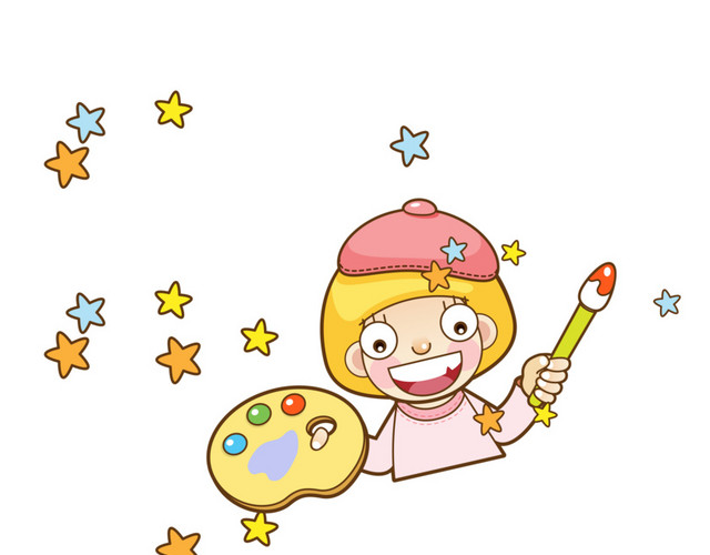美术培训班招生元素