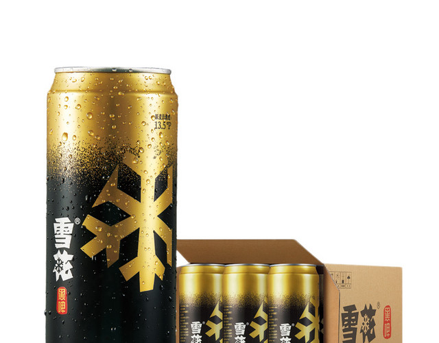 雪花黑啤整箱