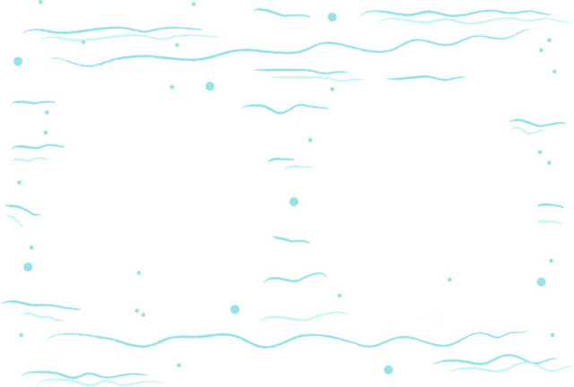 蓝色清新海水水流