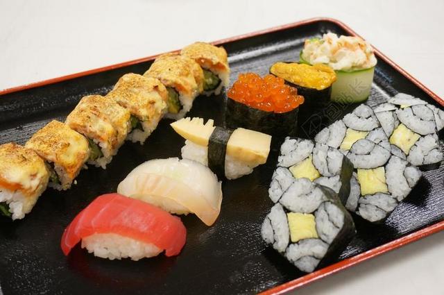 寿司日本烹饪食物生活居家背景图片