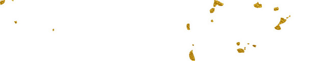 金色毛笔墨迹矢量元素