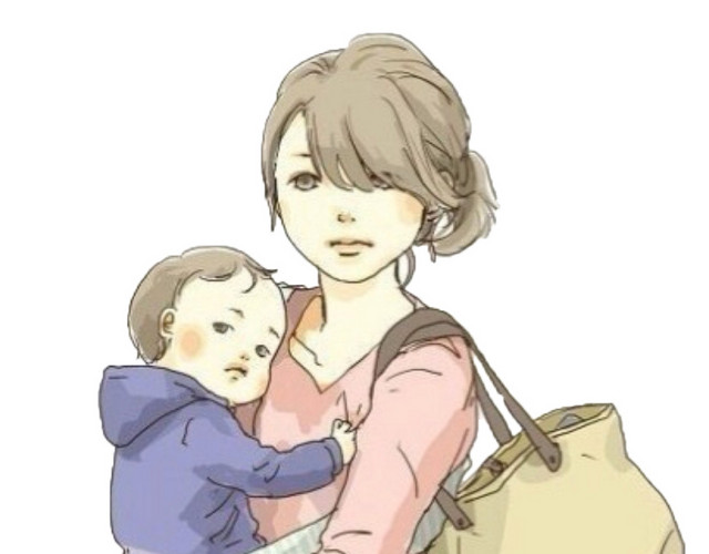 母子亲子图