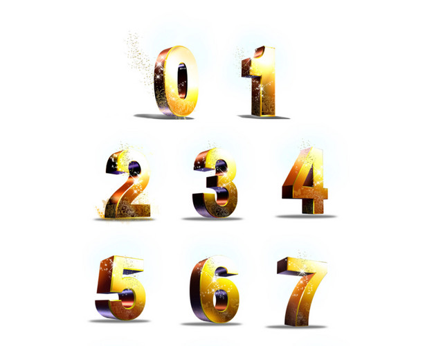0-9数字数字元素
