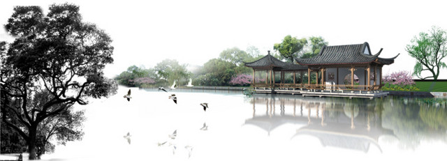 中国山水画素材