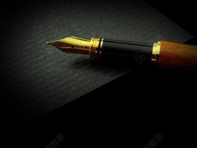 钢笔学习知识办公室信件背景图片