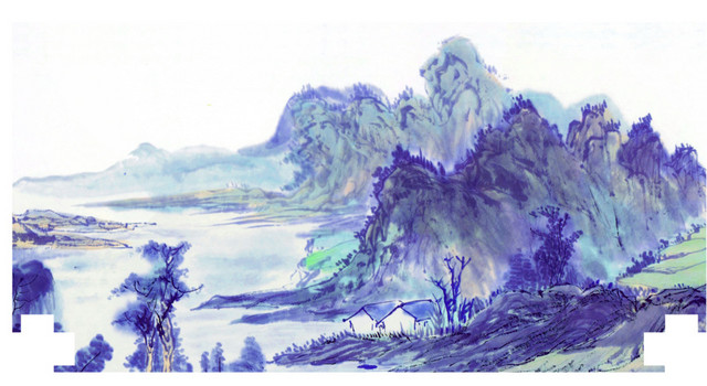 中国水墨山水画