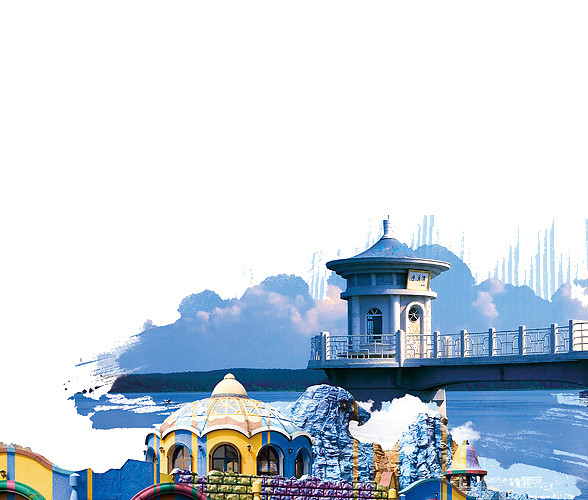 水彩俄罗斯建筑