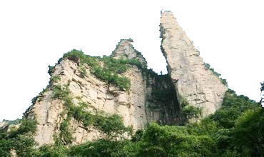 张家界的石头山