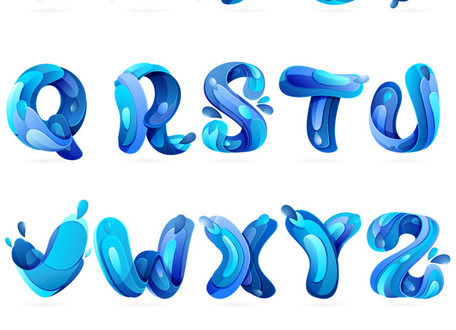 创意字母T矢量图形图标
