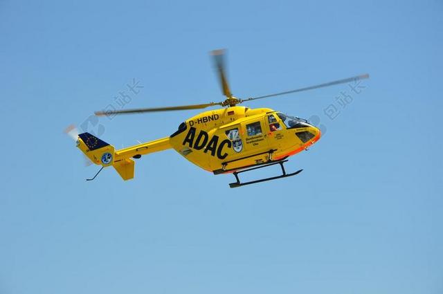 救援直升机 直升机 ADAC 医生在调用 空中救援