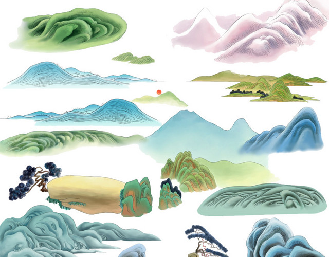 国画山水