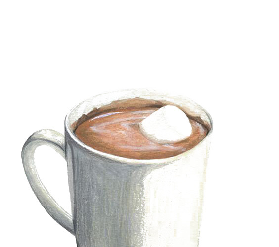 手绘咖啡杯