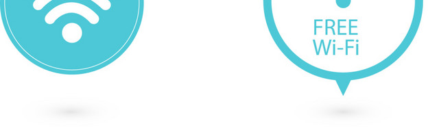 矢量手绘免费WIFI