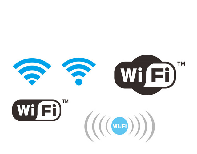 无线网络WIFI图标矢量素材