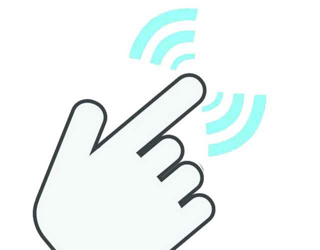 点击网络手指示
