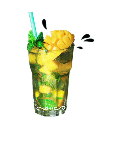 乌龙芒果茶