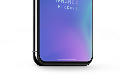 IPHONEX侧视主题图案