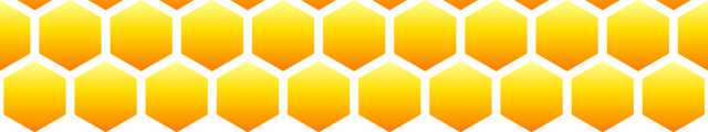 黄色几何蜂窝网格矢量图