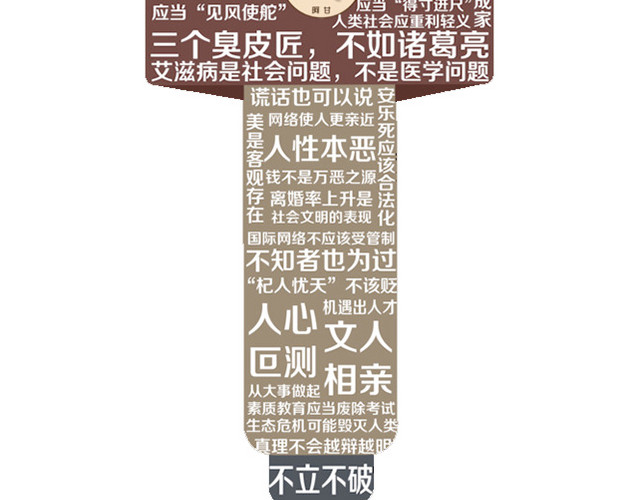 辩论赛海报