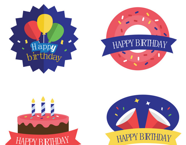 生日快乐生日蛋糕庆祝周年
