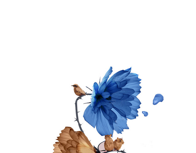 手绘花