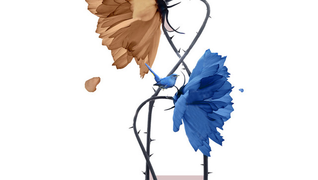 手绘花
