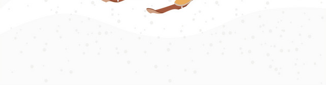冬日开心滑雪