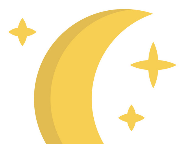 图标漫画夜晚