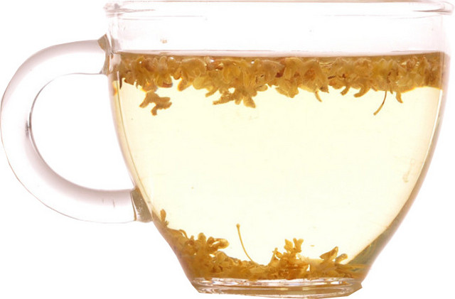 桂花泡水素材