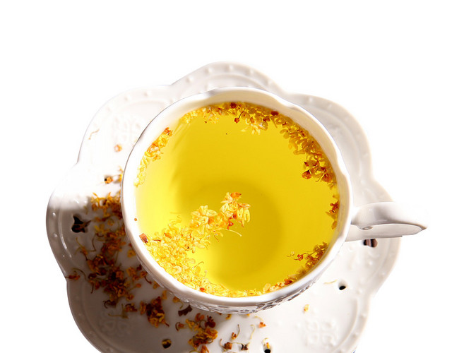 桂花茶素材