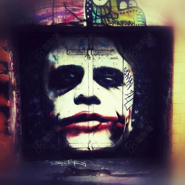 蝙蝠侠 涂鸦 艺术 STREETART 墨尔本 漆 喷雾 设计