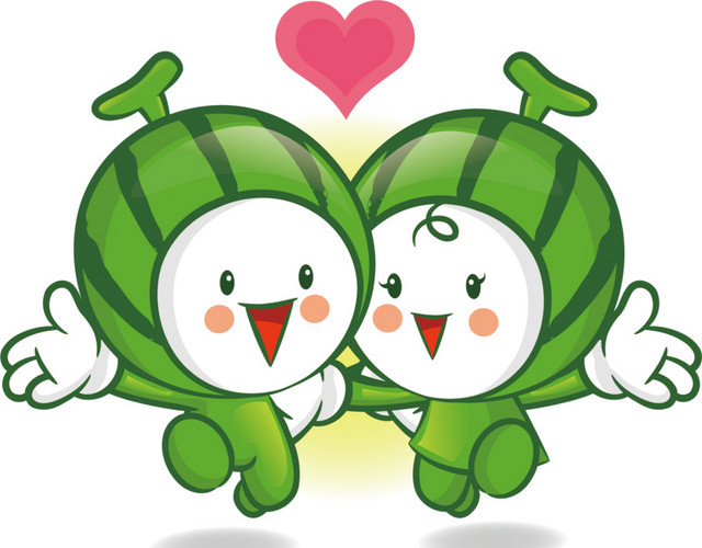 创意西瓜小人