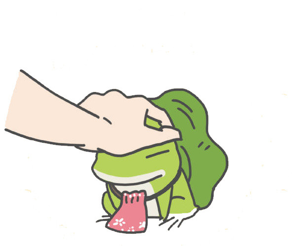 摸着小呱呱头的手