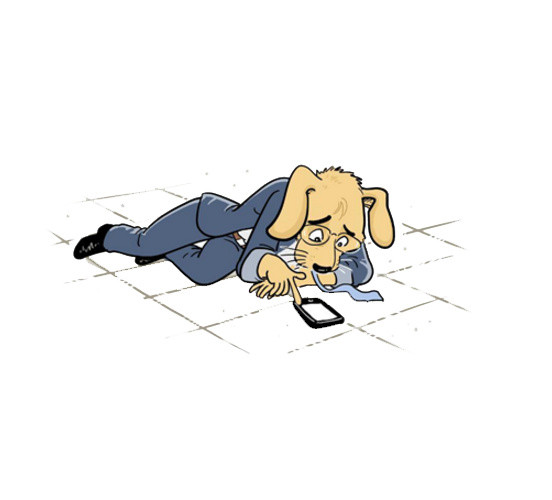 单身狗玩手机