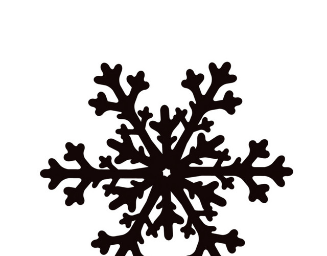 复古雪花花纹素材