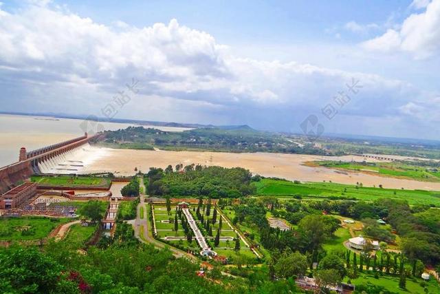 TUNGABHADRA 大坝 河 印度 水 坝 水库 湖 水电