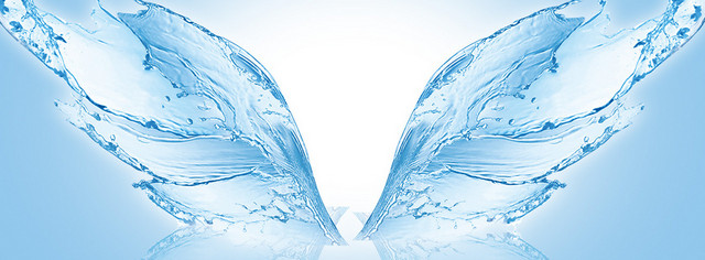 水翅膀梦幻背景BANNER