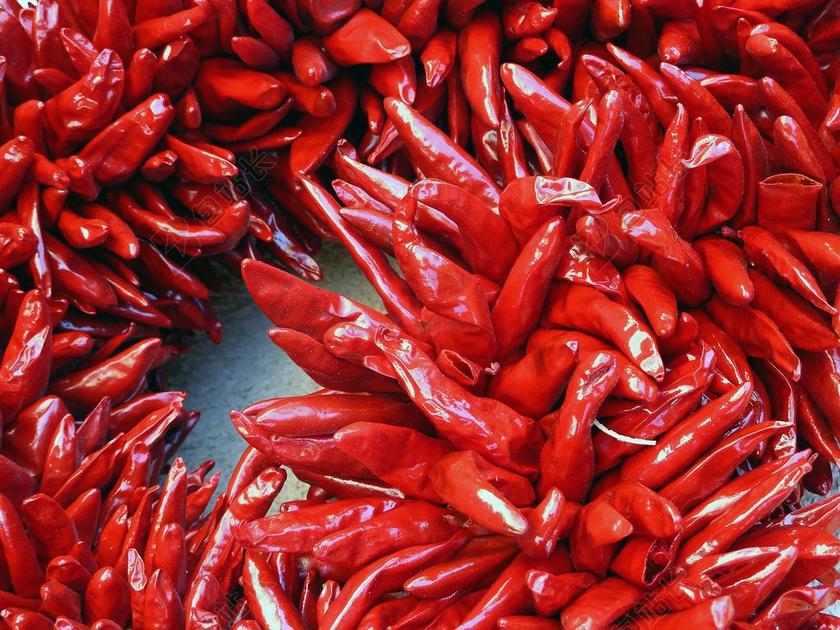 红色 干 热 辣椒 胡椒 蔬菜 植物 辣