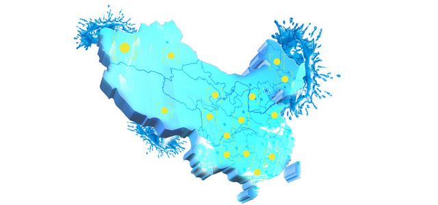 3D中国地图