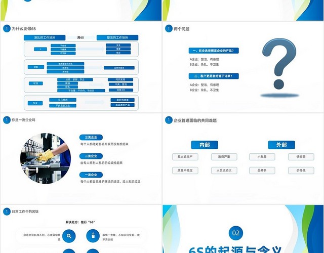 蓝色商务6S管理培训