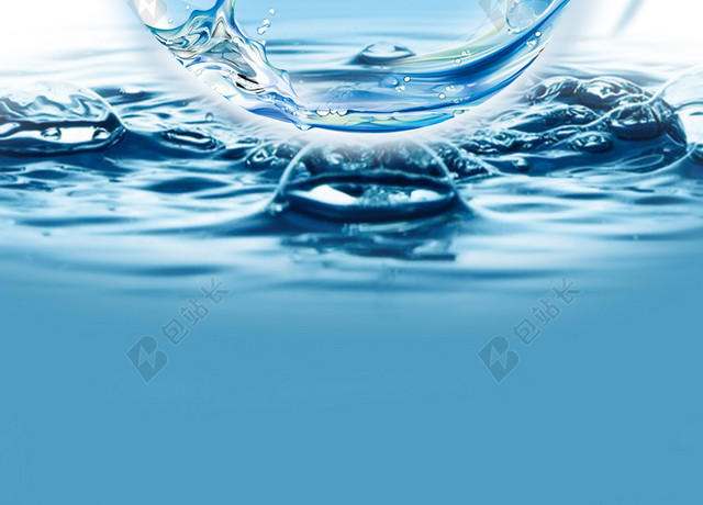 保湿补水海报背景