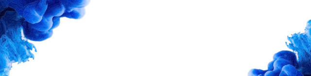 清新中国风蓝色水墨背景BANNER